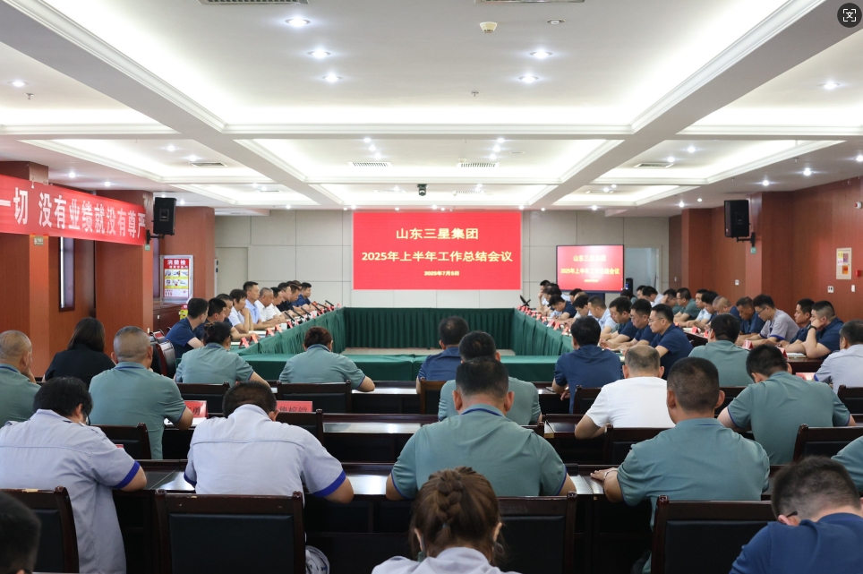 錨定目標(biāo) 接續(xù)奮斗|山東三星集團召開2025年上半年工作總結(jié)會議