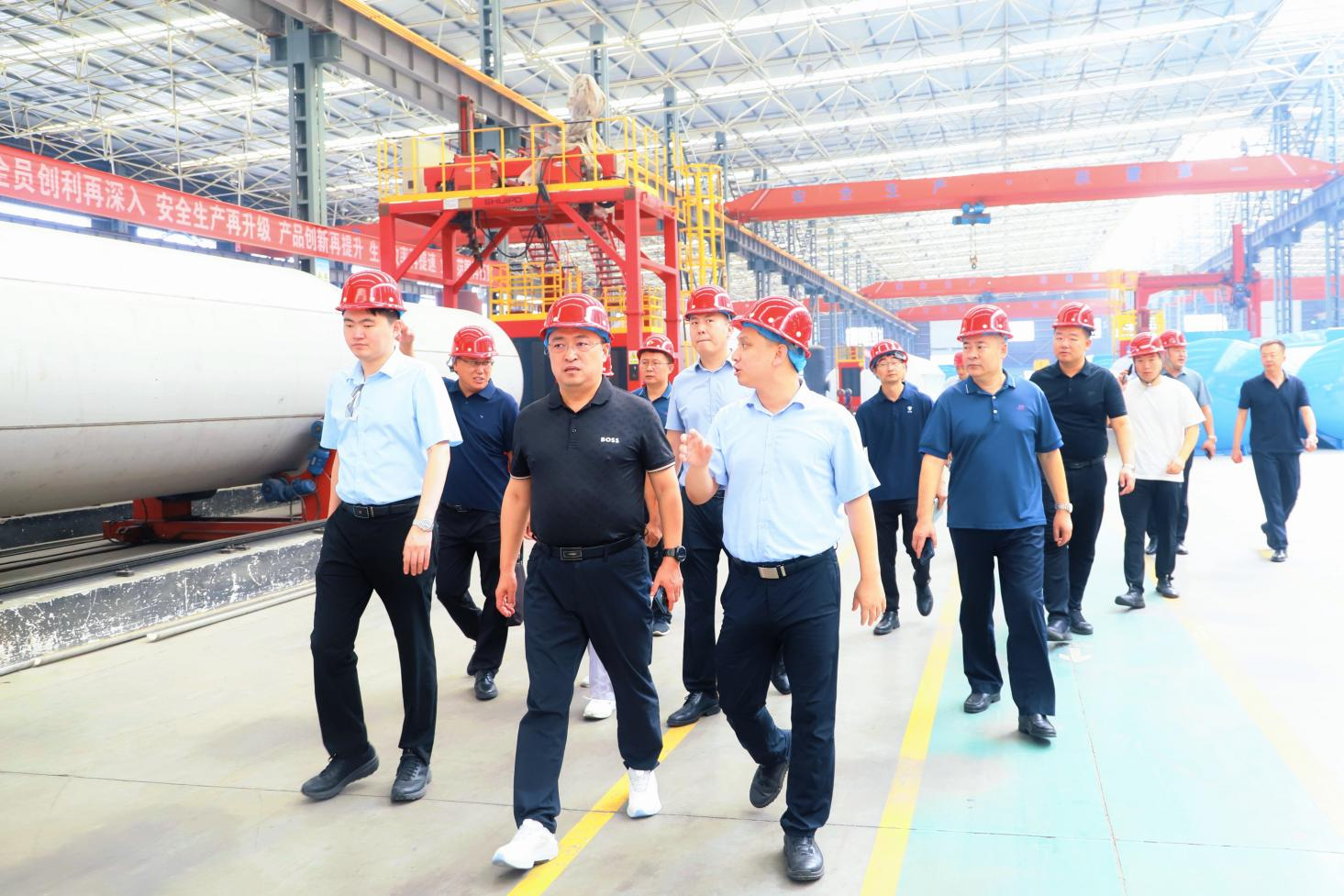 濱州市高端裝備制造產(chǎn)業(yè)鏈專班來三星機械公司考察