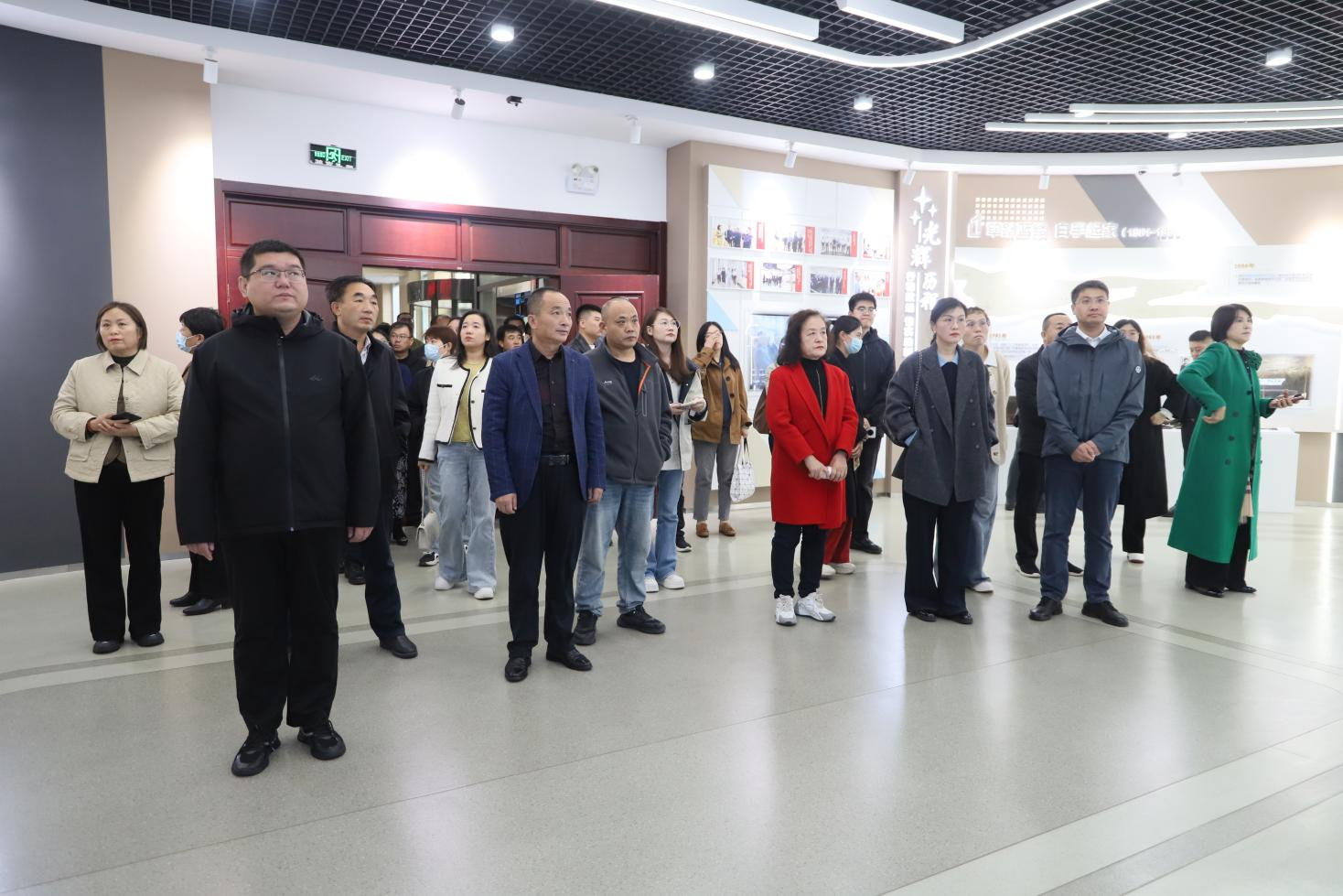 東營市墾利區(qū)“兩新”黨組織創(chuàng)優(yōu)示范培訓(xùn)班來山東三星集團參觀交流